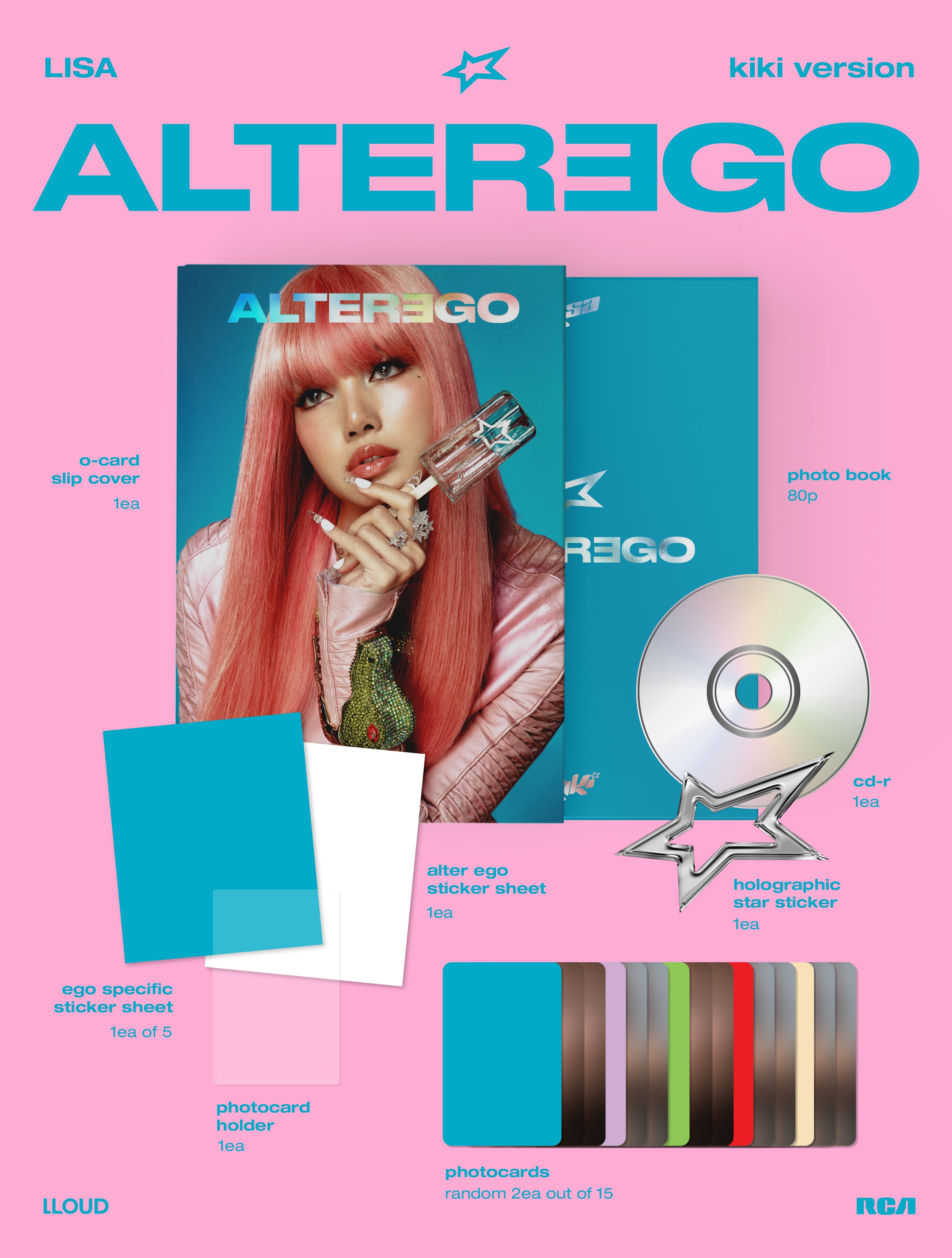 アイドル BLACKPINK NUBIAN LISA KIKI Alter Ego Photobook — Kiki Version – LISA - Official Thailand Store
