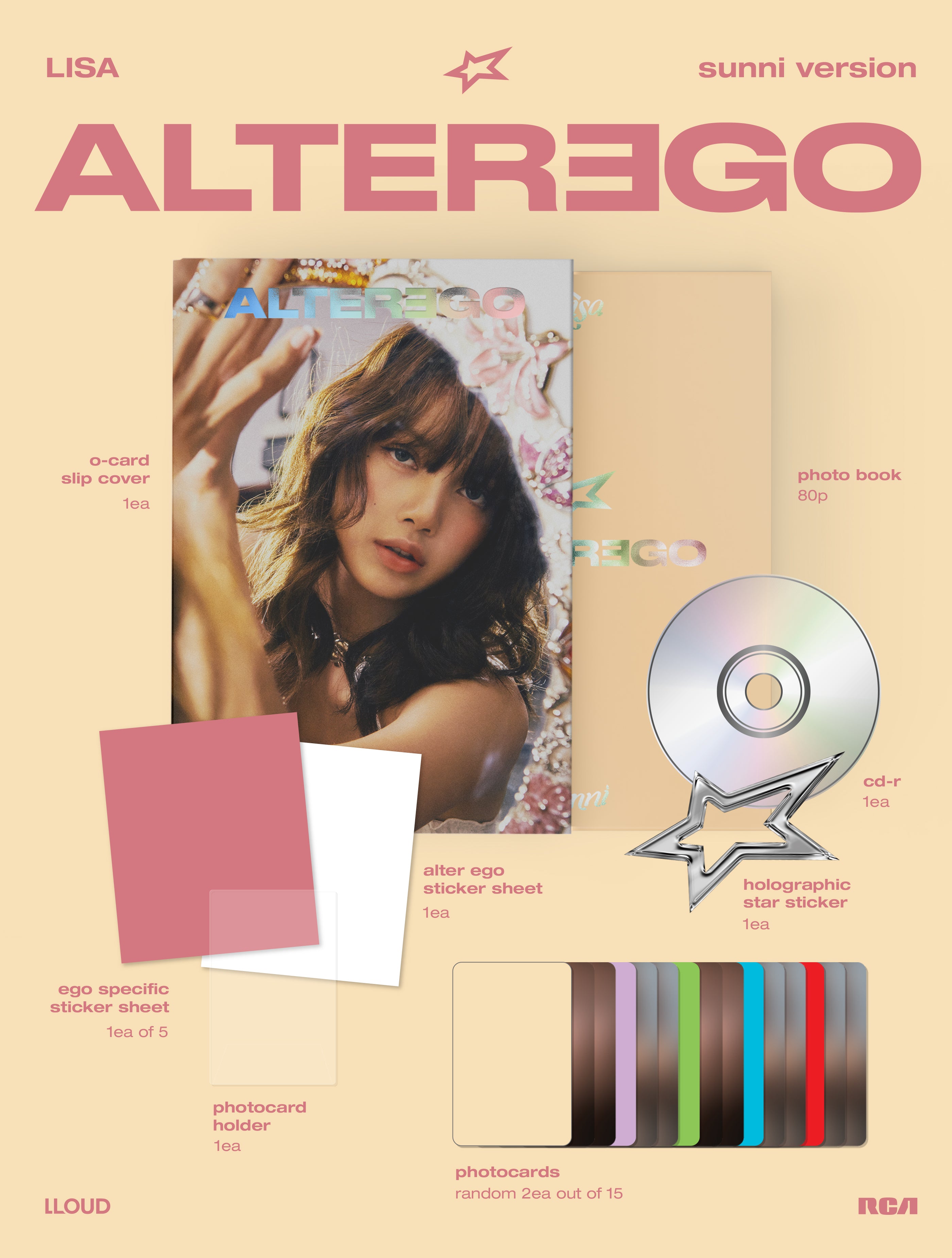 Alter Ego Photobook — Sunni Version – Lisa Official Thailand